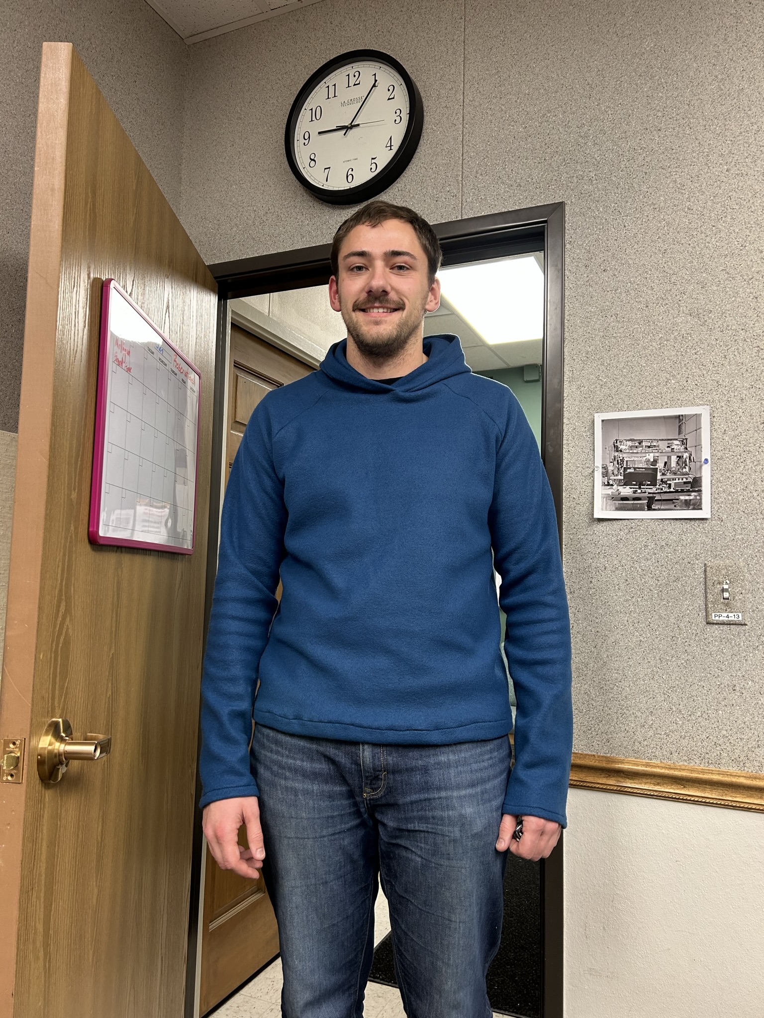 Blue Hoodie Portrait