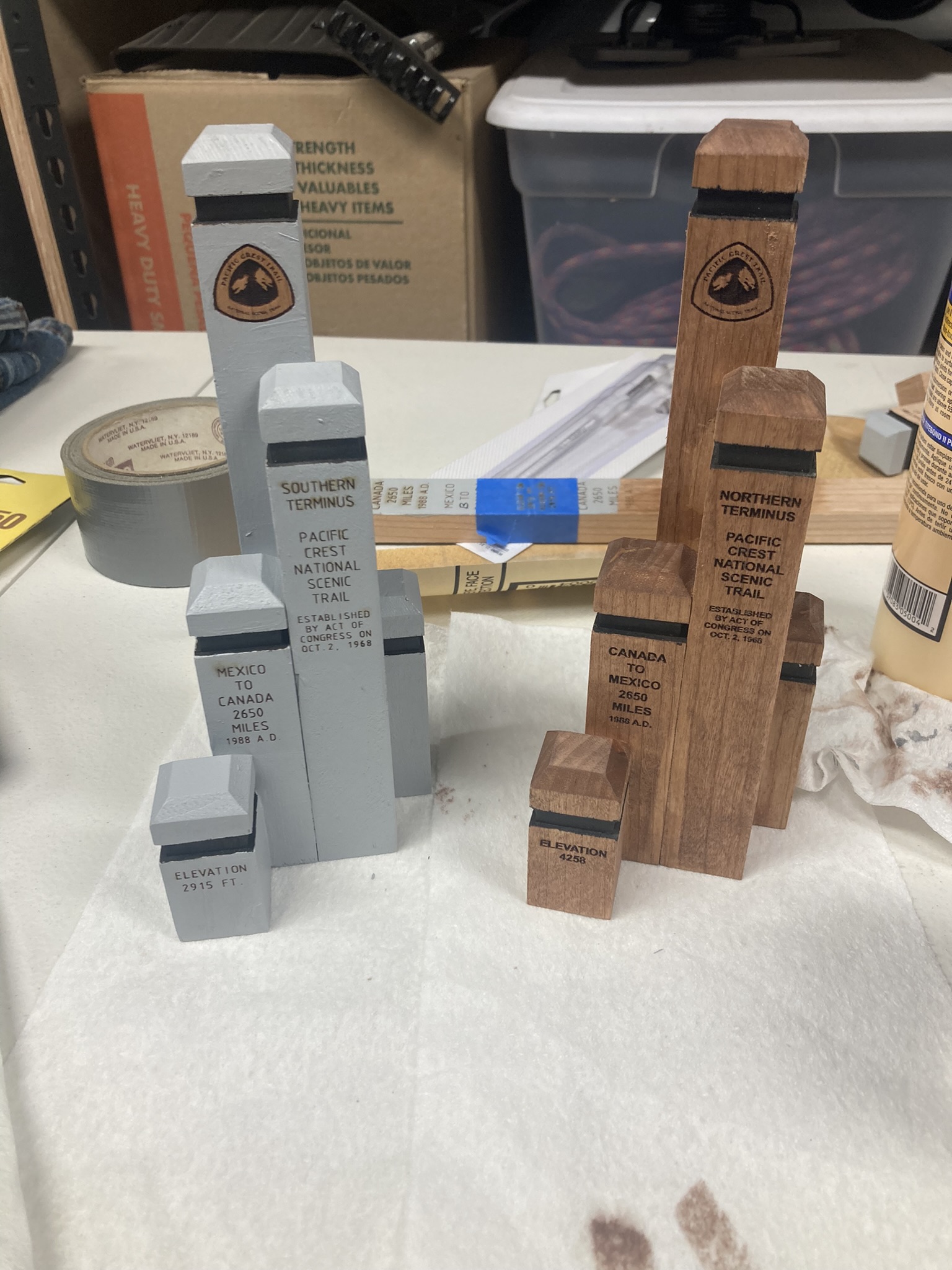 PCT Monument Comparison